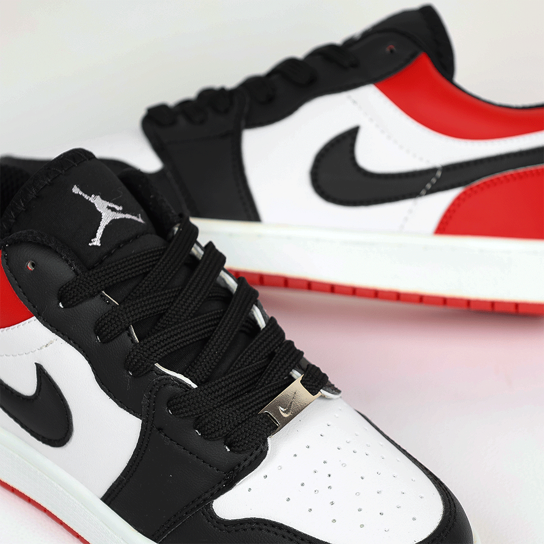  کتونی عمده نایک جردن وان مشکی قرمز سفید 