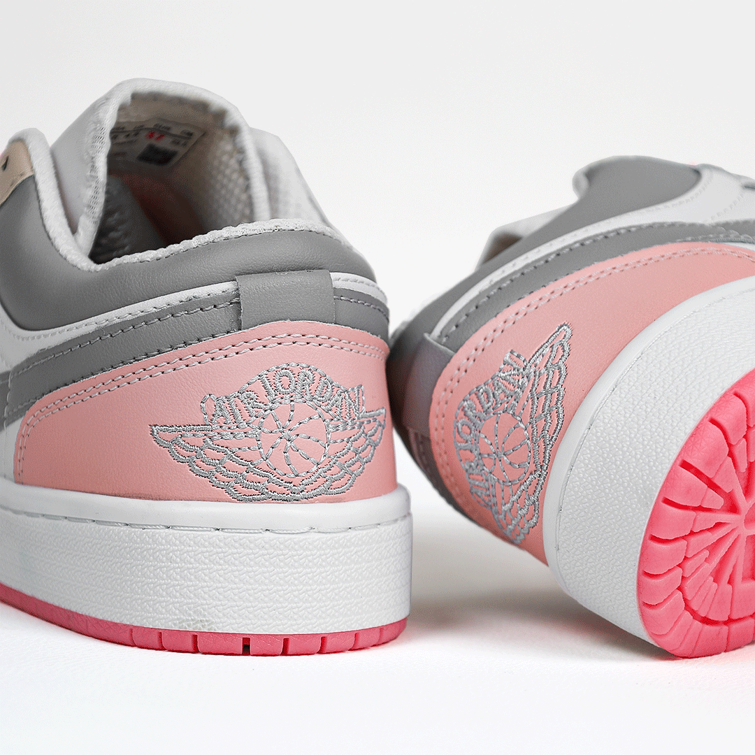 کتونی عمده نایک جردن زنانه سفید صورتی