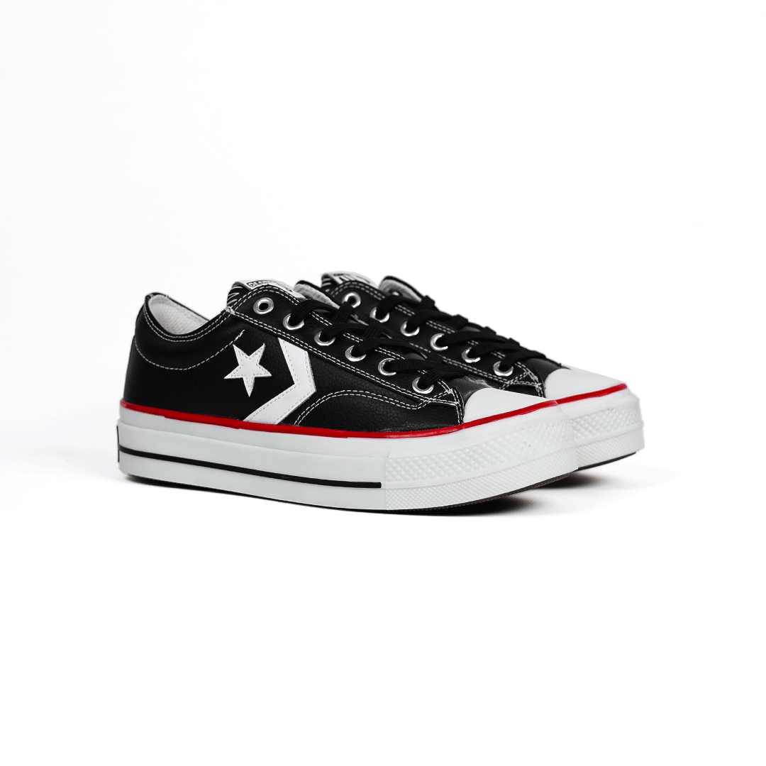 کتونی عمده کانورس زنانه مشکی سفید