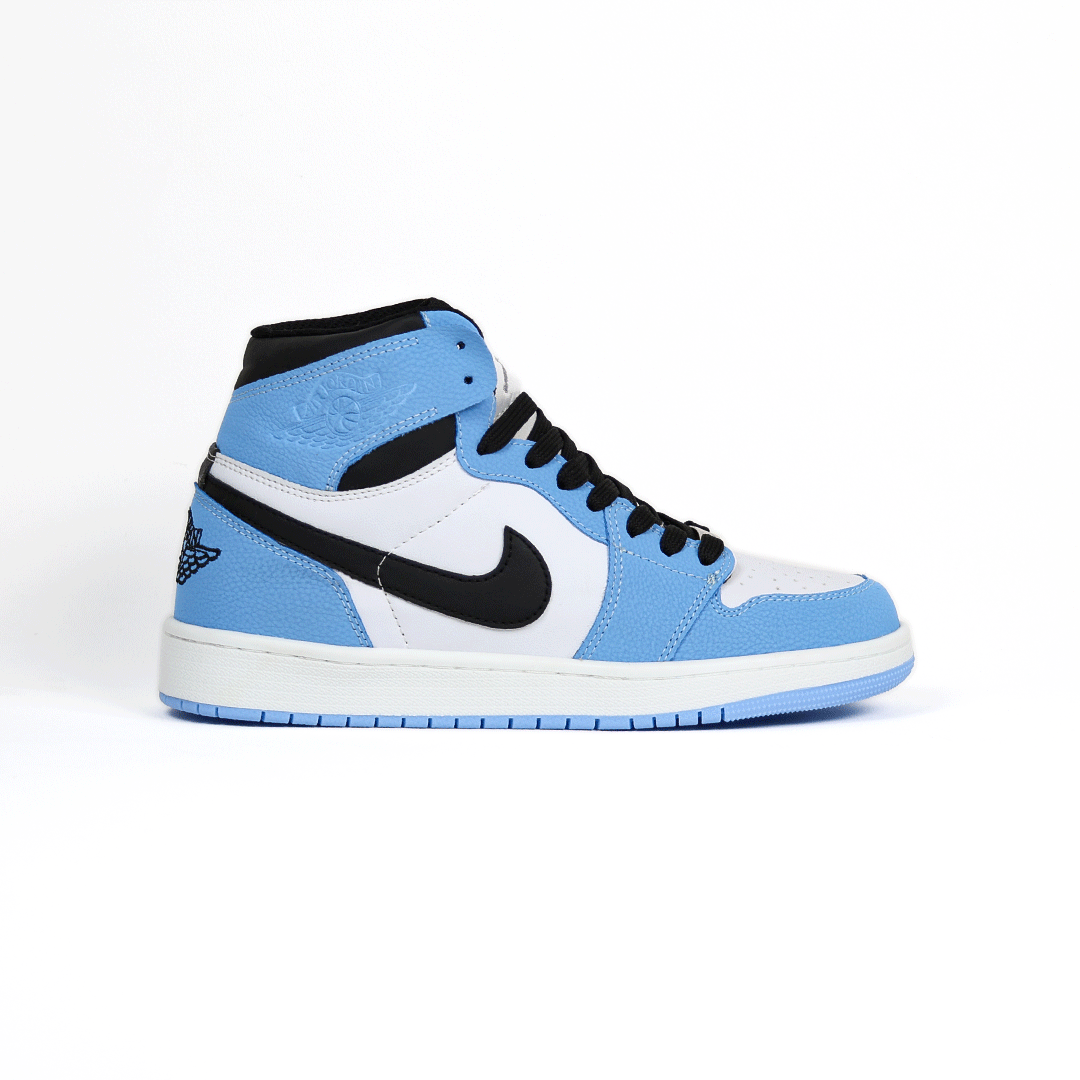 کتونی عمده نایک Nike مدل جردن وان ساقدار Jordan سفید آبی مردانه گروه تولید صفری