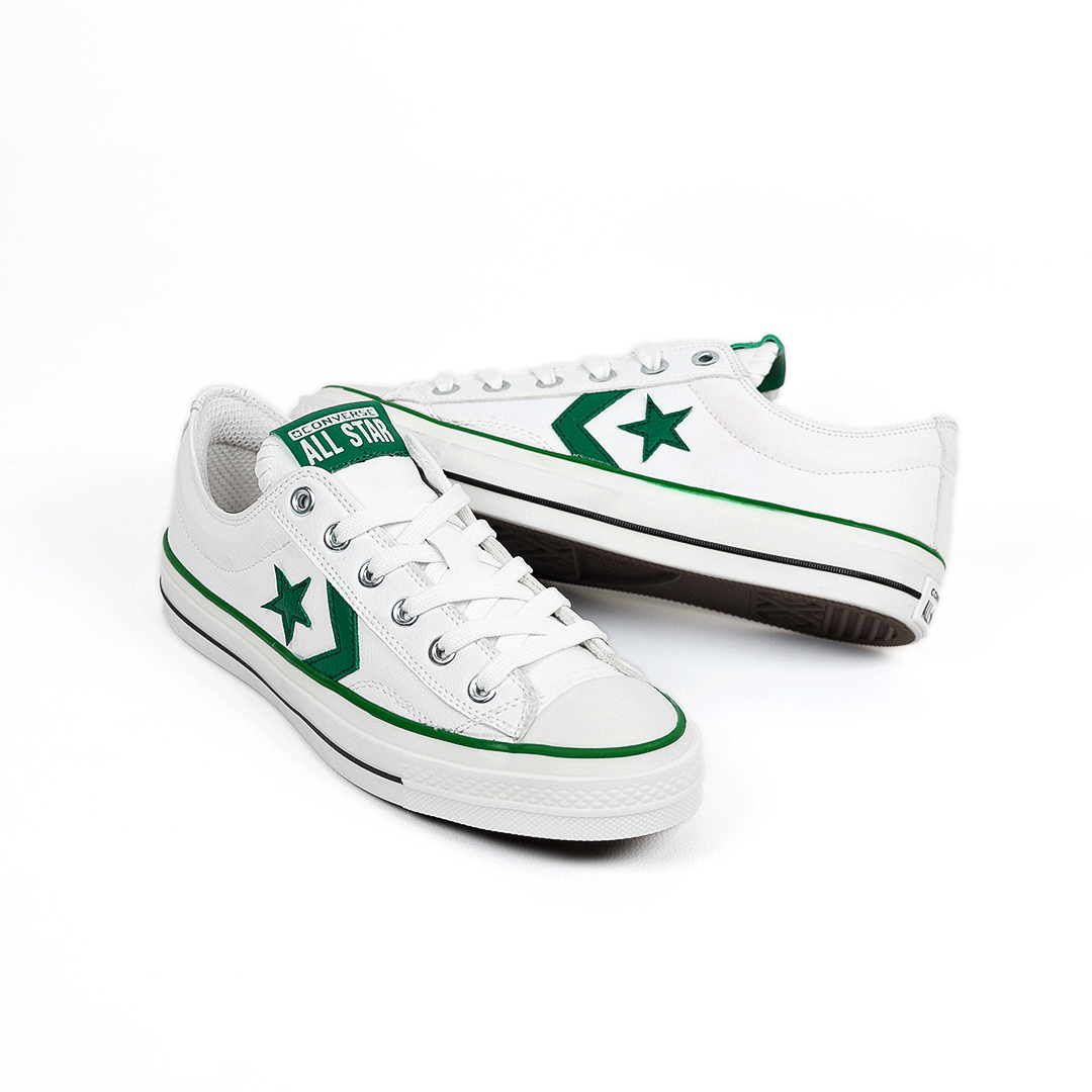 کتونی عمده کانورس آلستار سفید سبز