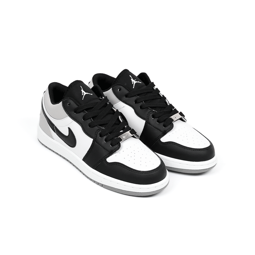  کتونی عمده نایک جردن وان مشکی طوسی nike jordan one 