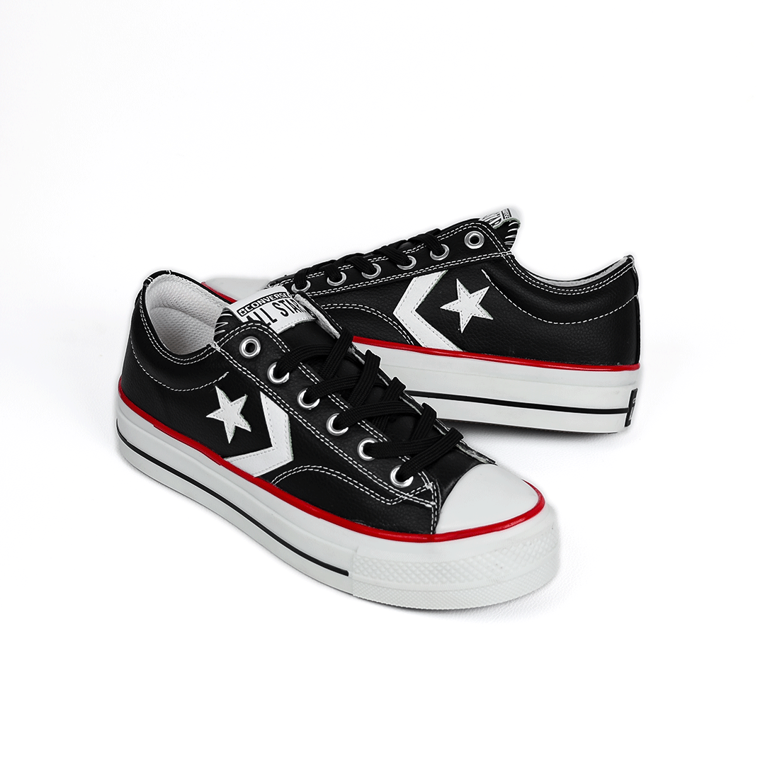 کتونی عمده کانورس زنانه مشکی سفید