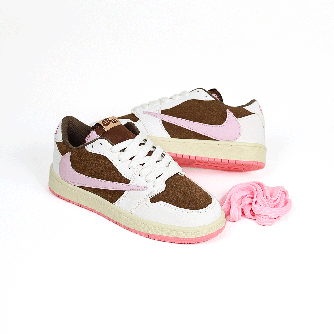 کتونی عمده نایک جردن تراویس اسکات زنانه موکا