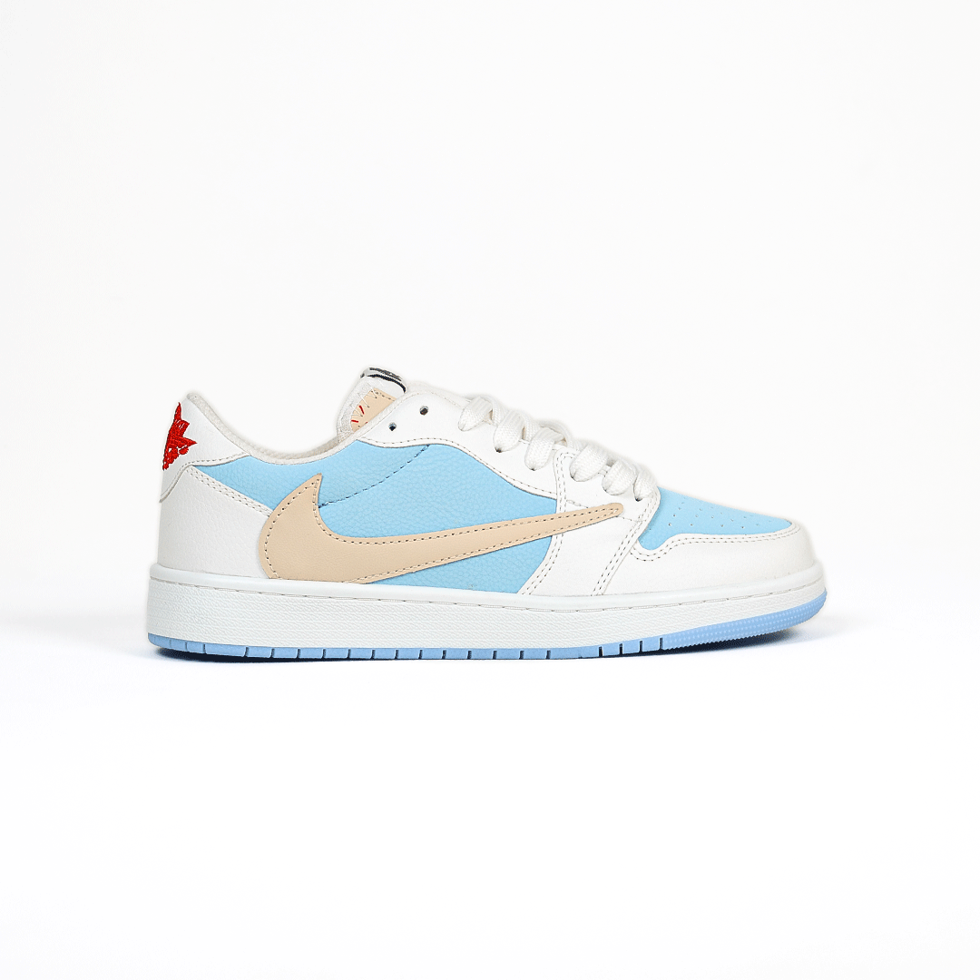  کتونی عمده نایک جردن تراویس اسکات سفید آبی 