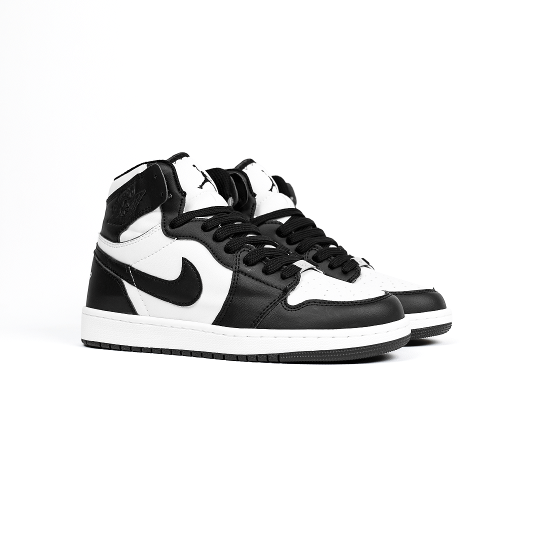  کتونی عمده نایک Nike مدل جردن وان ساقدار Jordan مشکی سفید مردانه گروه تولید صفری 