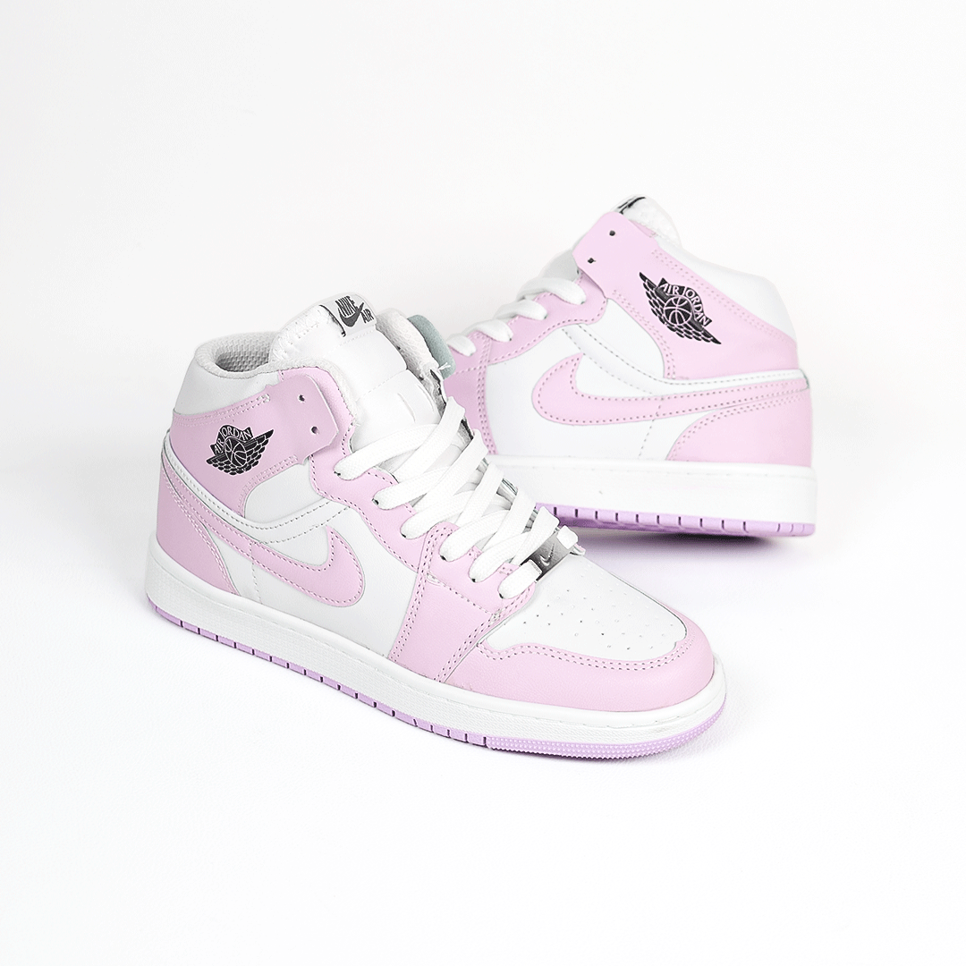 کتونی عمده نایک Nike مدل جردن وان ساقدار Jordan سفید صورتی زنانه گروه تولید صفری