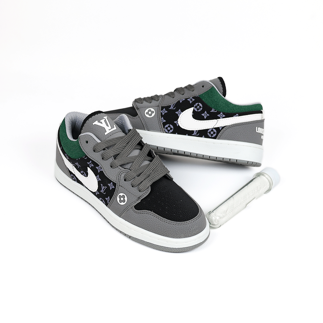  کتونی عمده نایک جردن لویی ویتون طوسی مشکی 