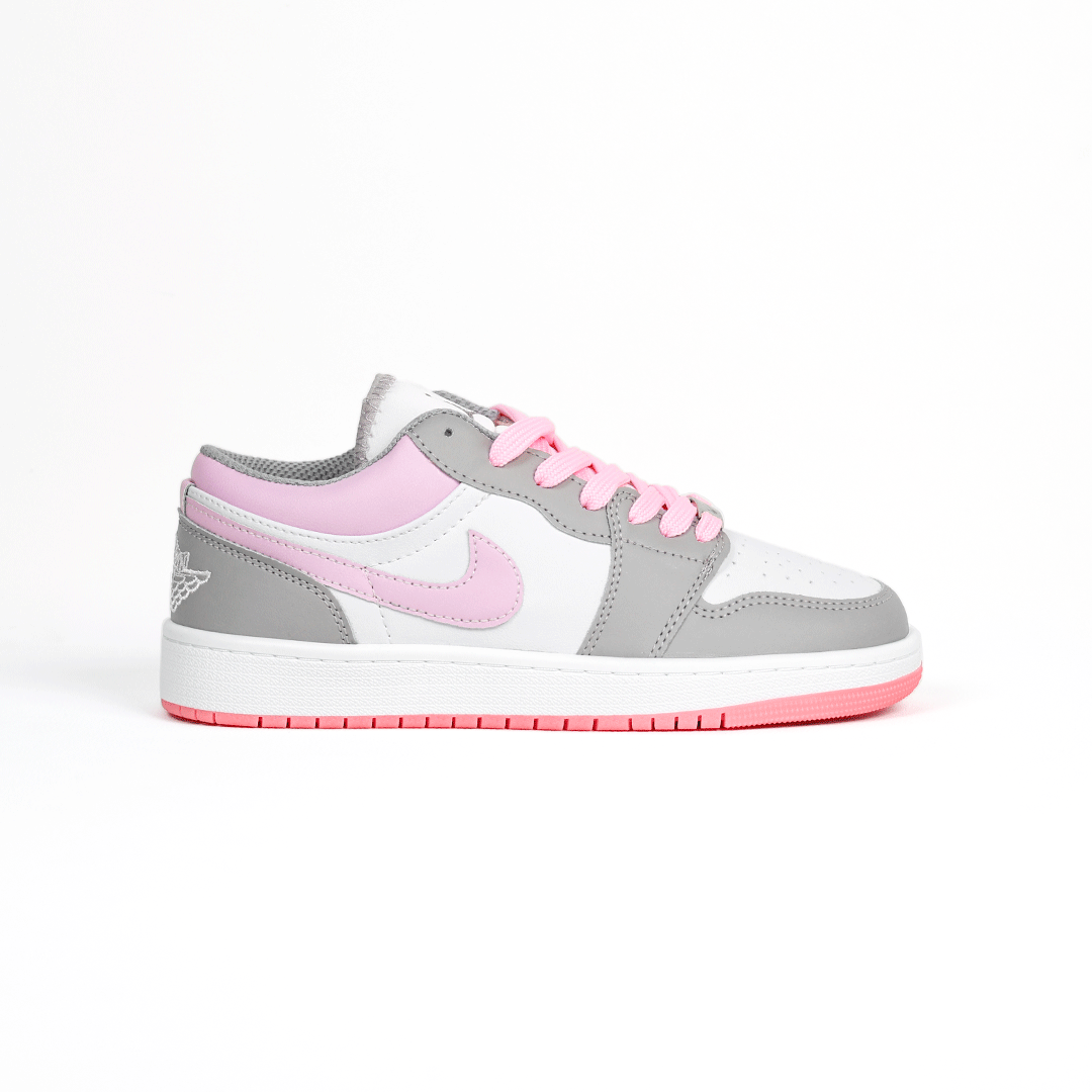 کتونی عمده نایک جردن وان زنانه طوسی سفید