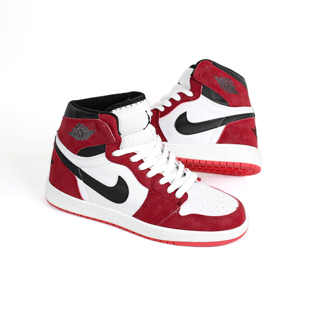 کتونی عمده نایک Nike مدل جردن وان ساقدار Jordan سفید قرمز مردانه گروه تولید صفری