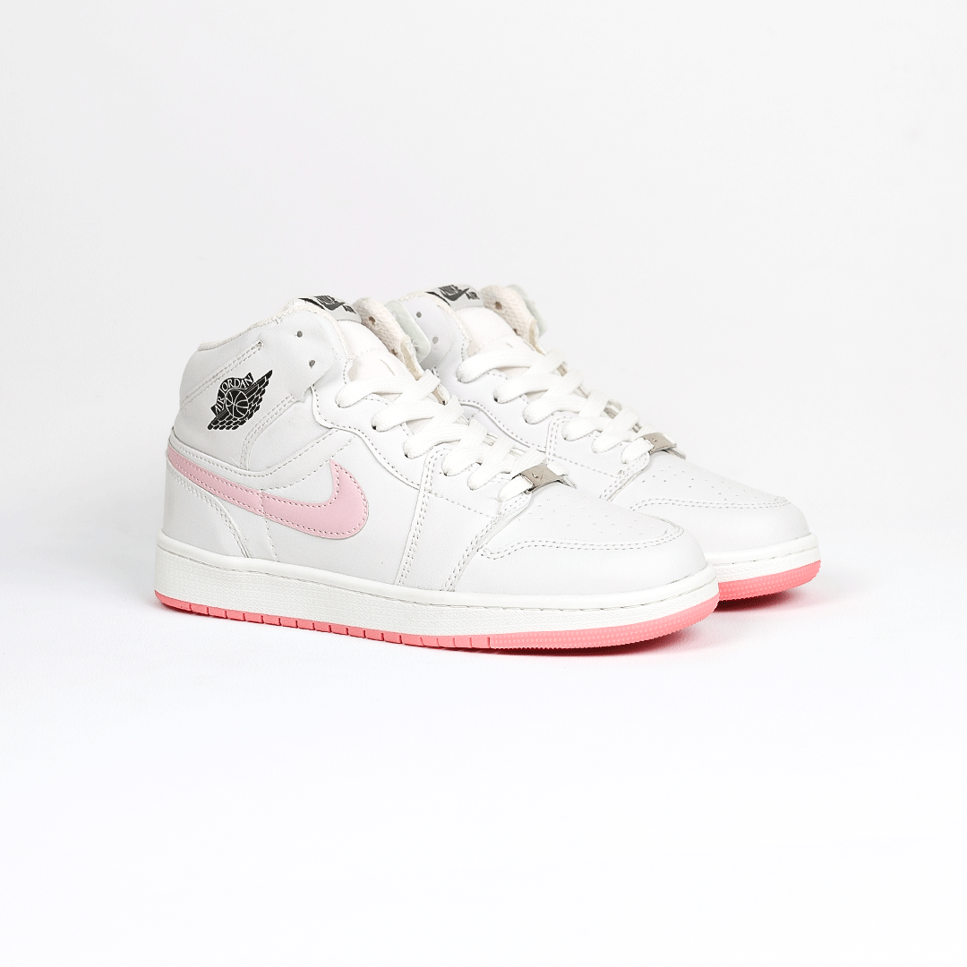 کتونی عمده نایک Nike مدل جردن وان ساقدار Jordan سفید صورتی زنانه گروه تولید صفری