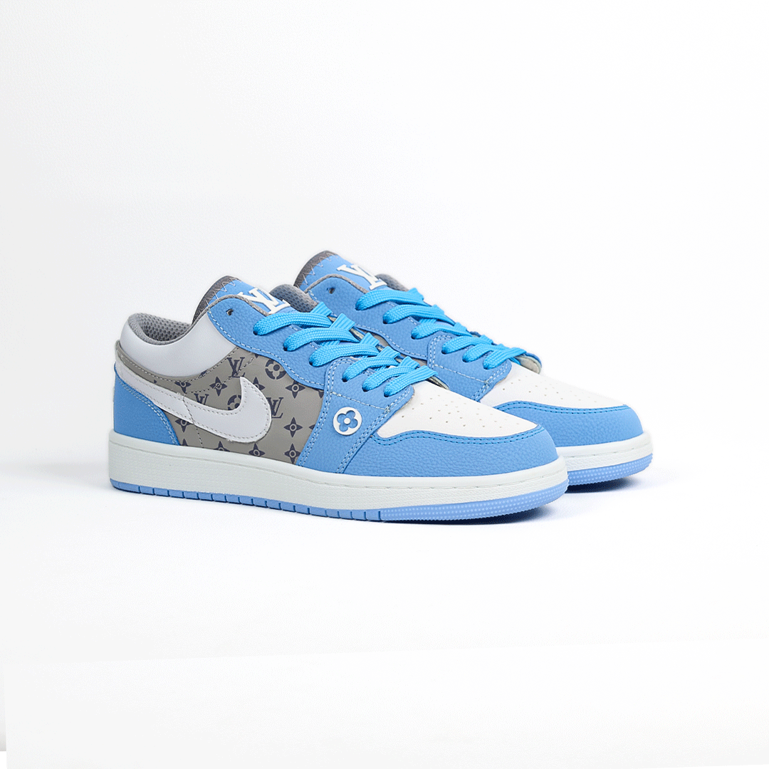  کتونی عمده نایک جردن لویی ویتون آبی طوسی 