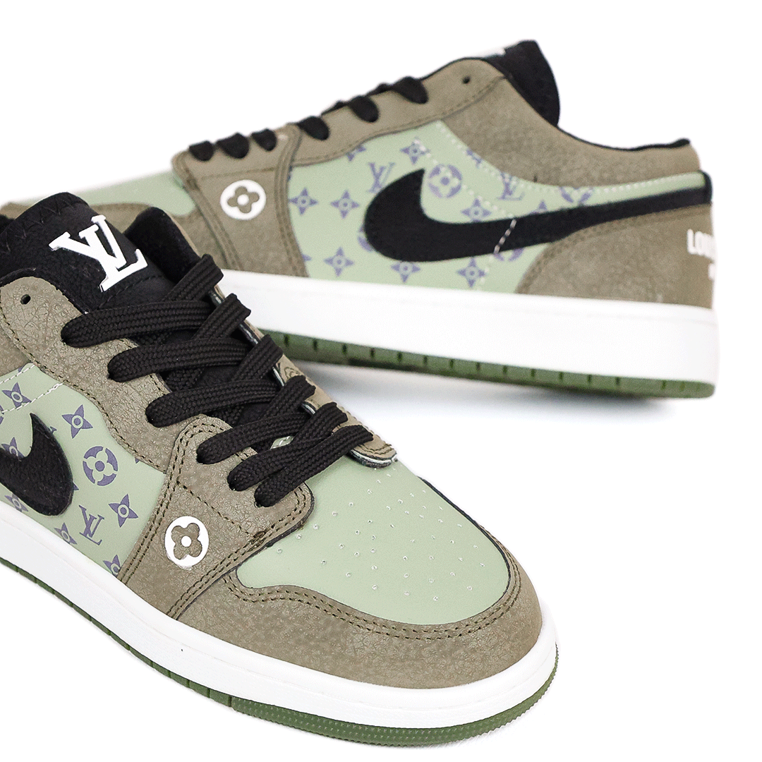  کتونی عمده نایک جردن لویی ویتون سبز 