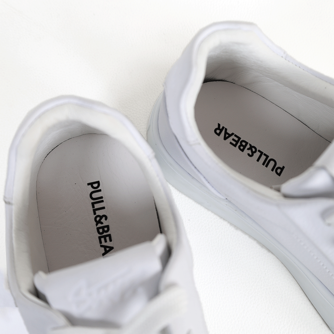  کتونی عمده پول اند بیر Pull&Bear مدل 88 مردانه سفید گروه تولید صفری 