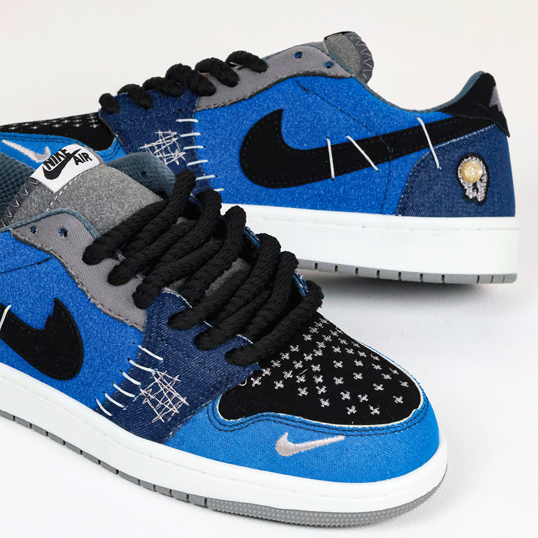  کتونی عمده نایک جردن وودو سورمه‌ای 