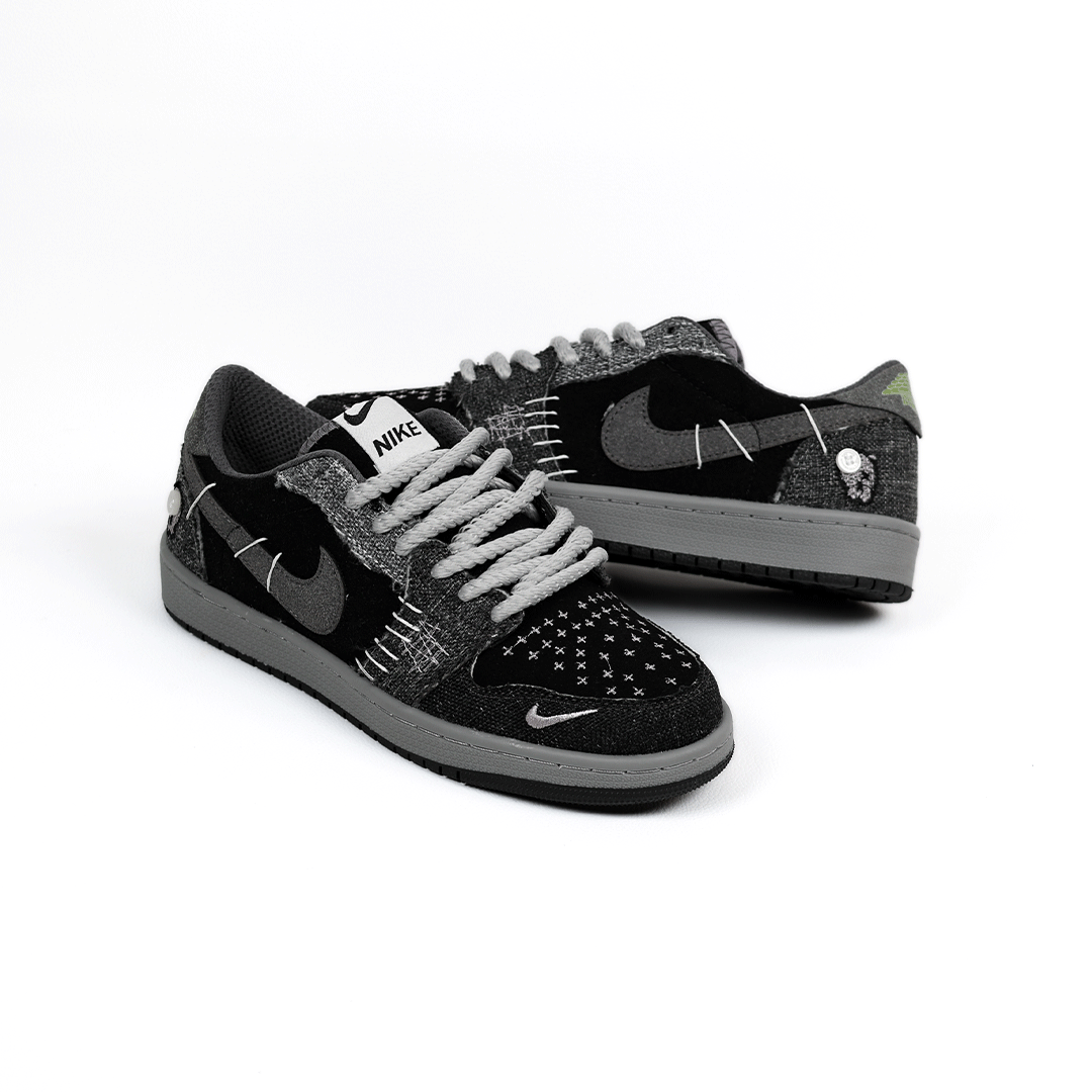  کتونی عمده نایک جردن وودو مشکی طوسی 