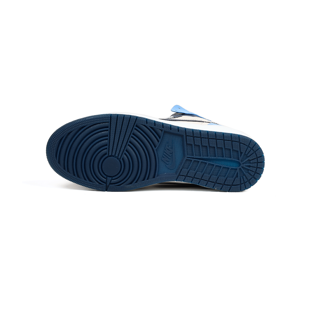 کتونی عمده نایک Nike مدل جردن وان ساقدار Jordan سفید آبی مردانه گروه تولید صفری