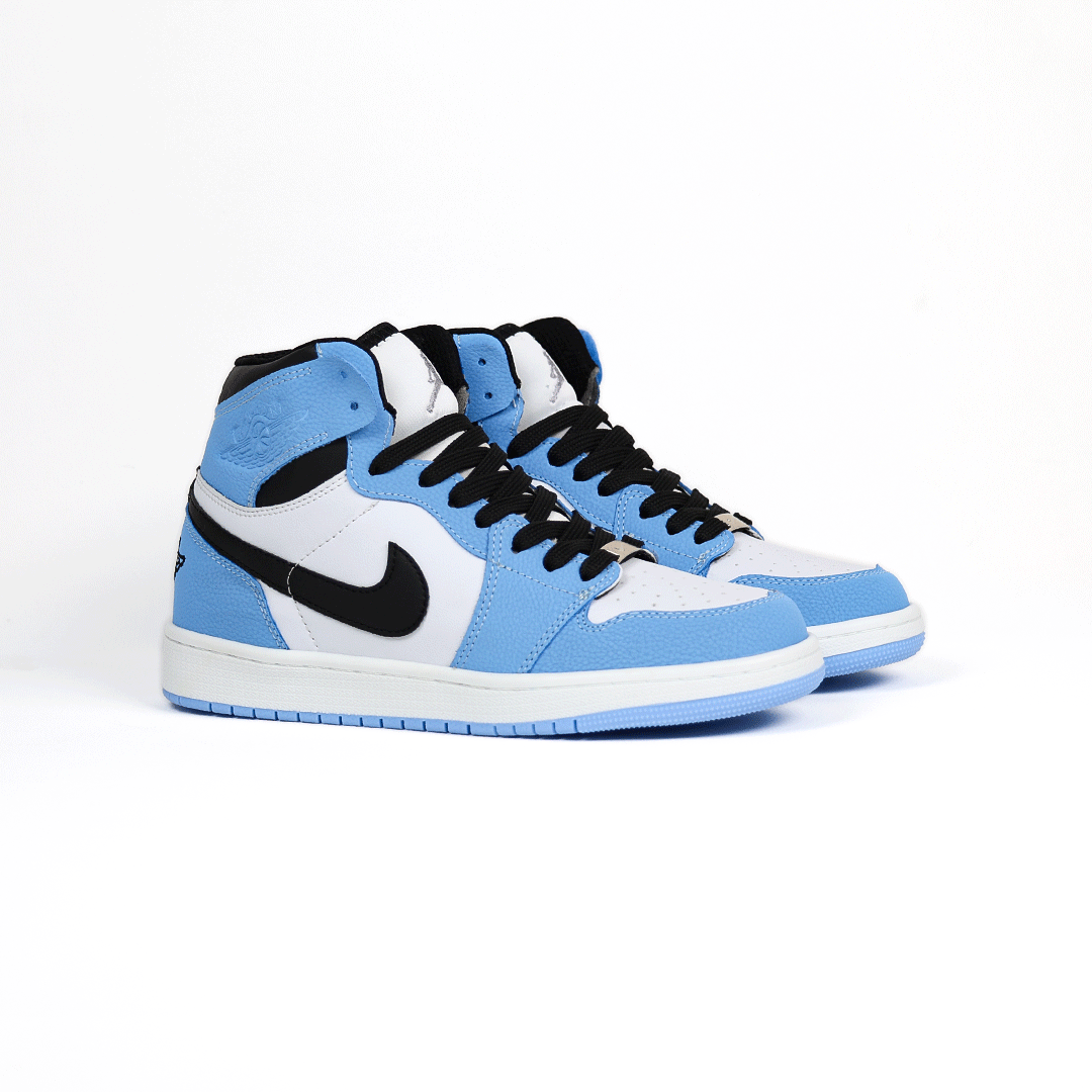 کتونی عمده نایک Nike مدل جردن وان ساقدار Jordan سفید آبی مردانه گروه تولید صفری