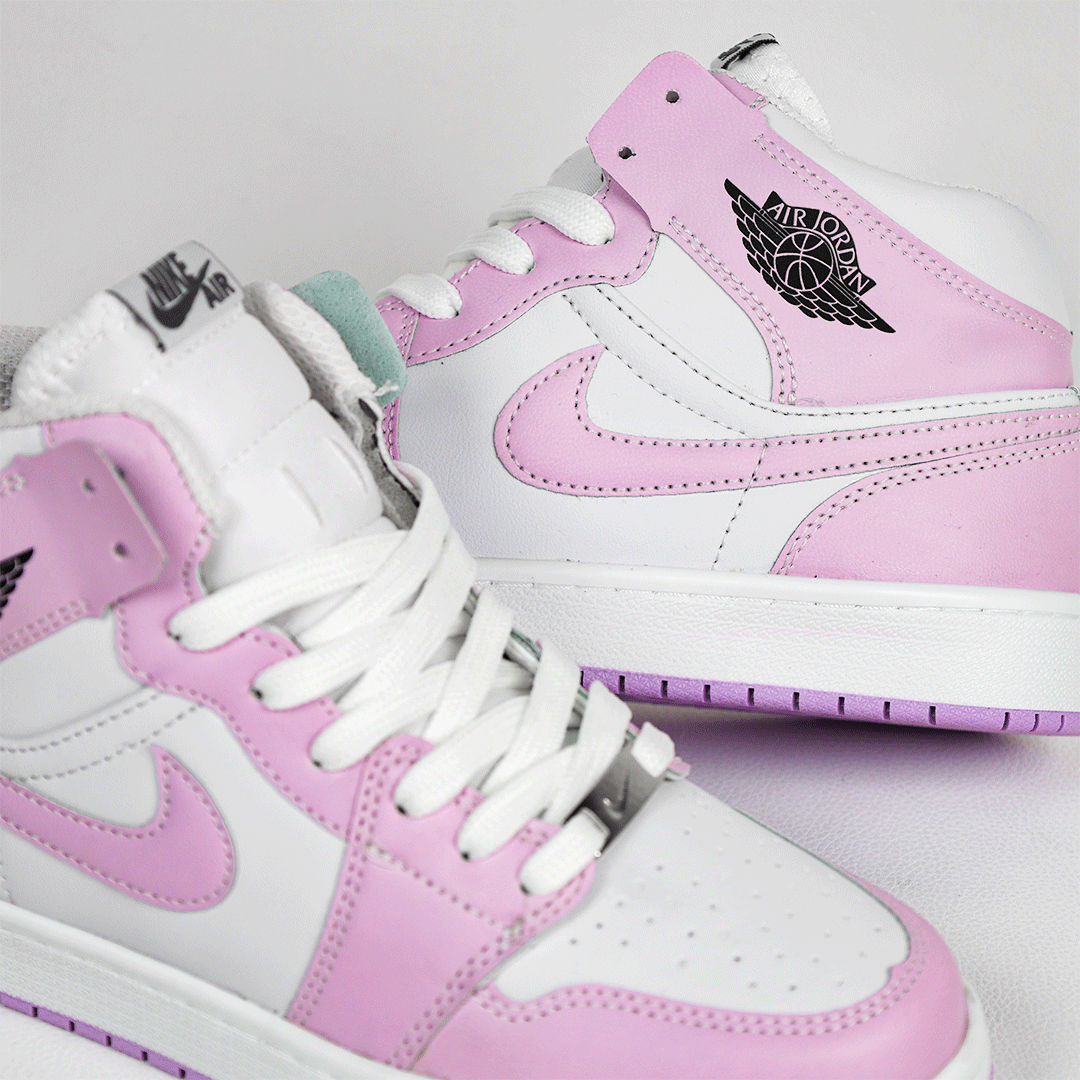 کتونی عمده نایک Nike مدل جردن وان ساقدار Jordan سفید صورتی زنانه گروه تولید صفری