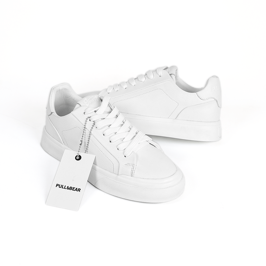  کتونی عمده پول اند بیر Pull&Bear مدل 88 مردانه سفید گروه تولید صفری 