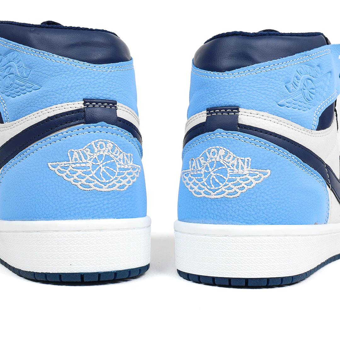 کتونی عمده نایک Nike مدل جردن وان ساقدار Jordan سفید آبی مردانه گروه تولید صفری