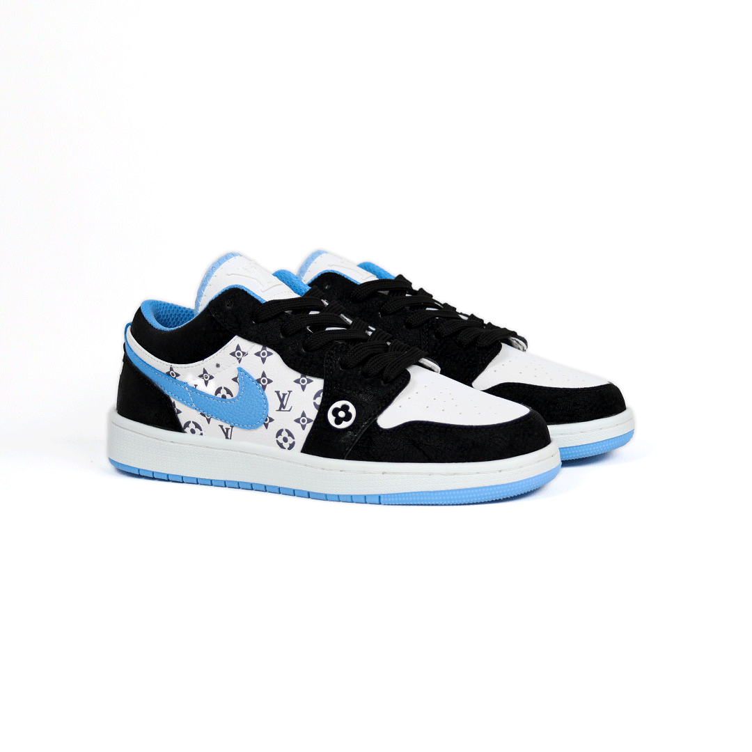  کتونی عمده نایک جردن لویی ویتون مشکی آبی 