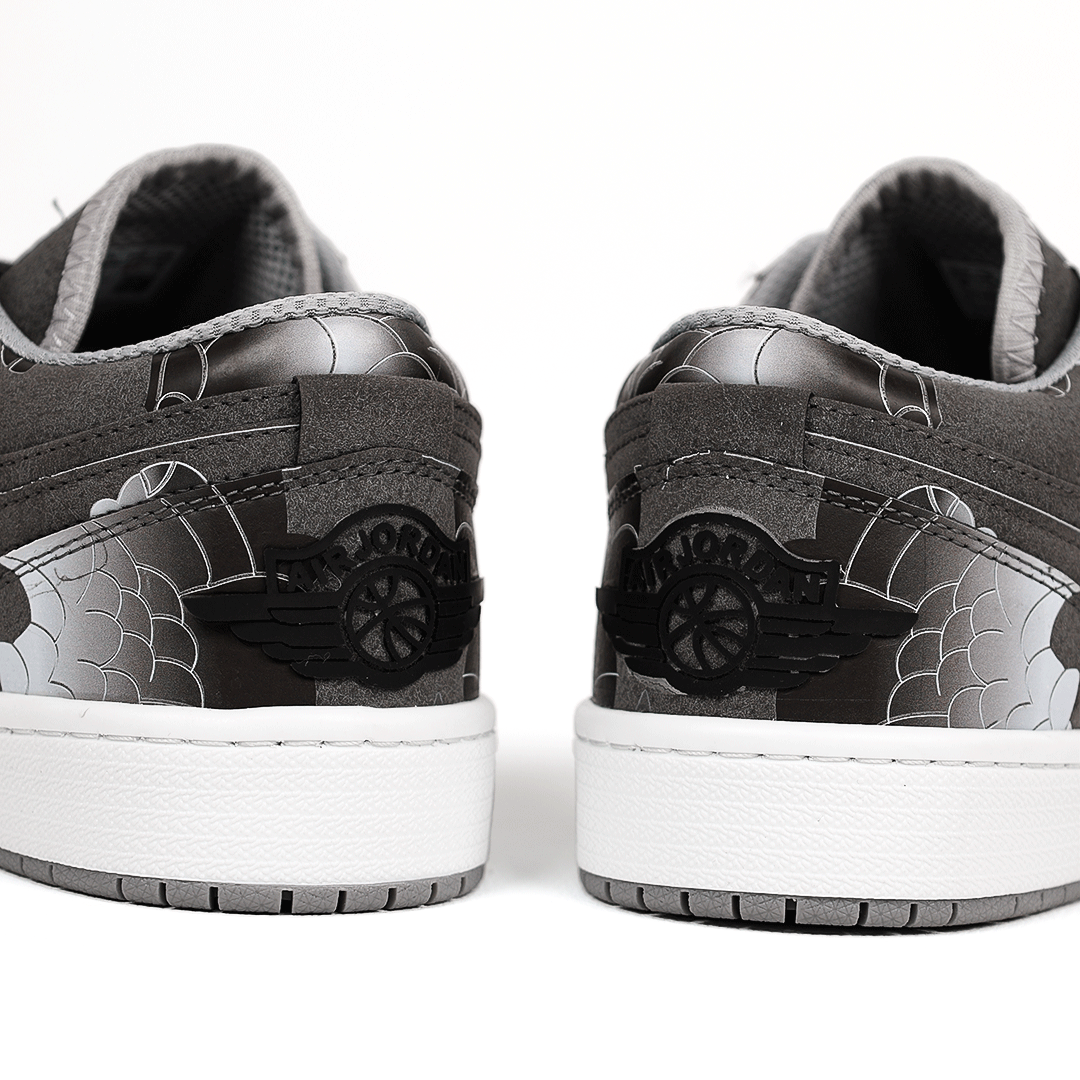  کتونی عمده نایک Nike مدل جردن وان دارگون Dragon کاستوم طوسی زنانه و مردانه تولید صفری 