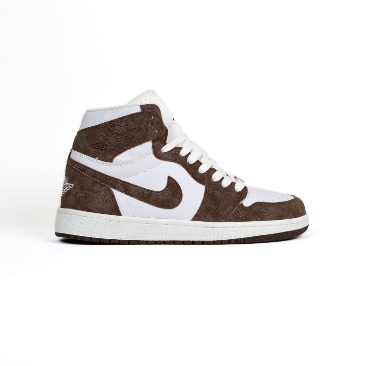 کتونی عمده نایک Nike مدل جردن وان ساقدار Jordan سفید قهوه‌ای مردانه گروه تولید صفری