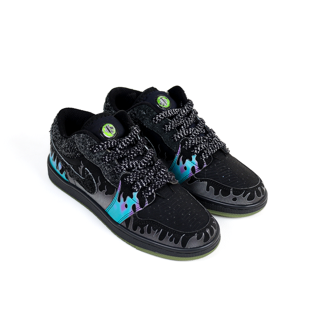  کتونی عمده نایکی Nike مدل جردن هالووین Jordan مردانه و زنانه کد 1010 گروه تولید صفری 