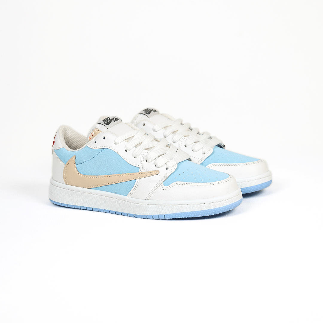  کتونی عمده نایک جردن تراویس اسکات سفید آبی 