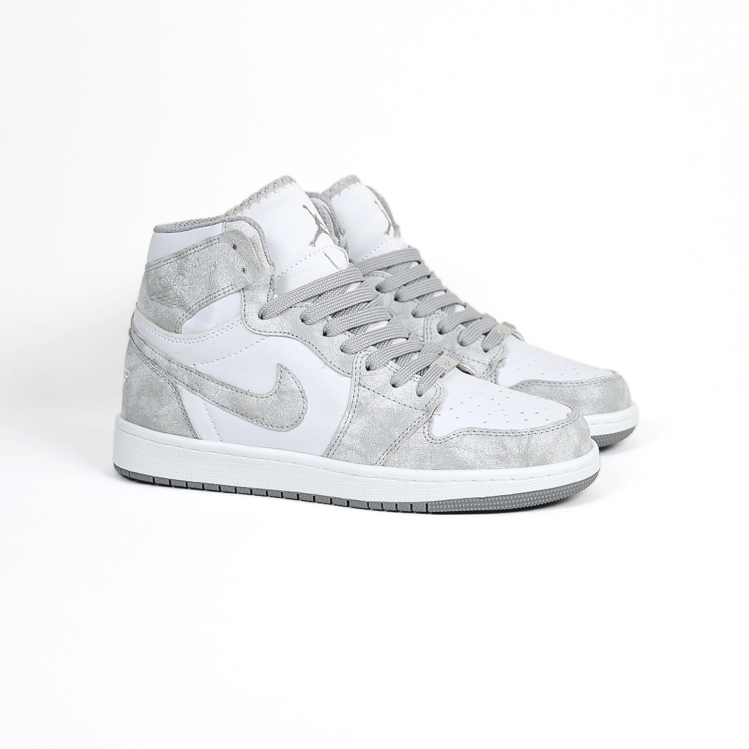  کتونی عمده نایک Nike مدل جردن وان ساقدار Jordan سفید طوسی مردانه گروه تولید صفری 