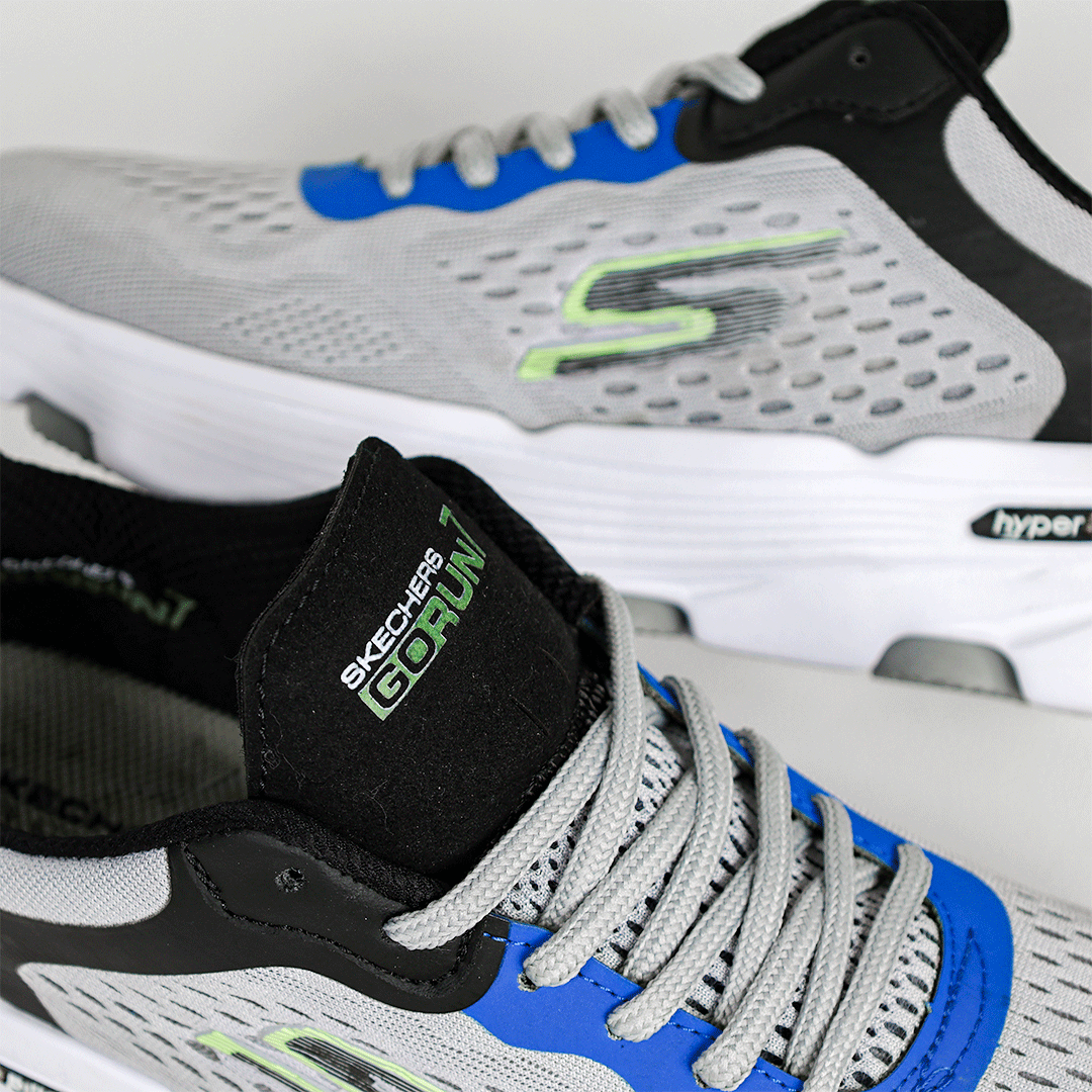  کتونی رانینگ عمده مدل اسکیچرز Skechers رنگ طوسی روشن مردانه 