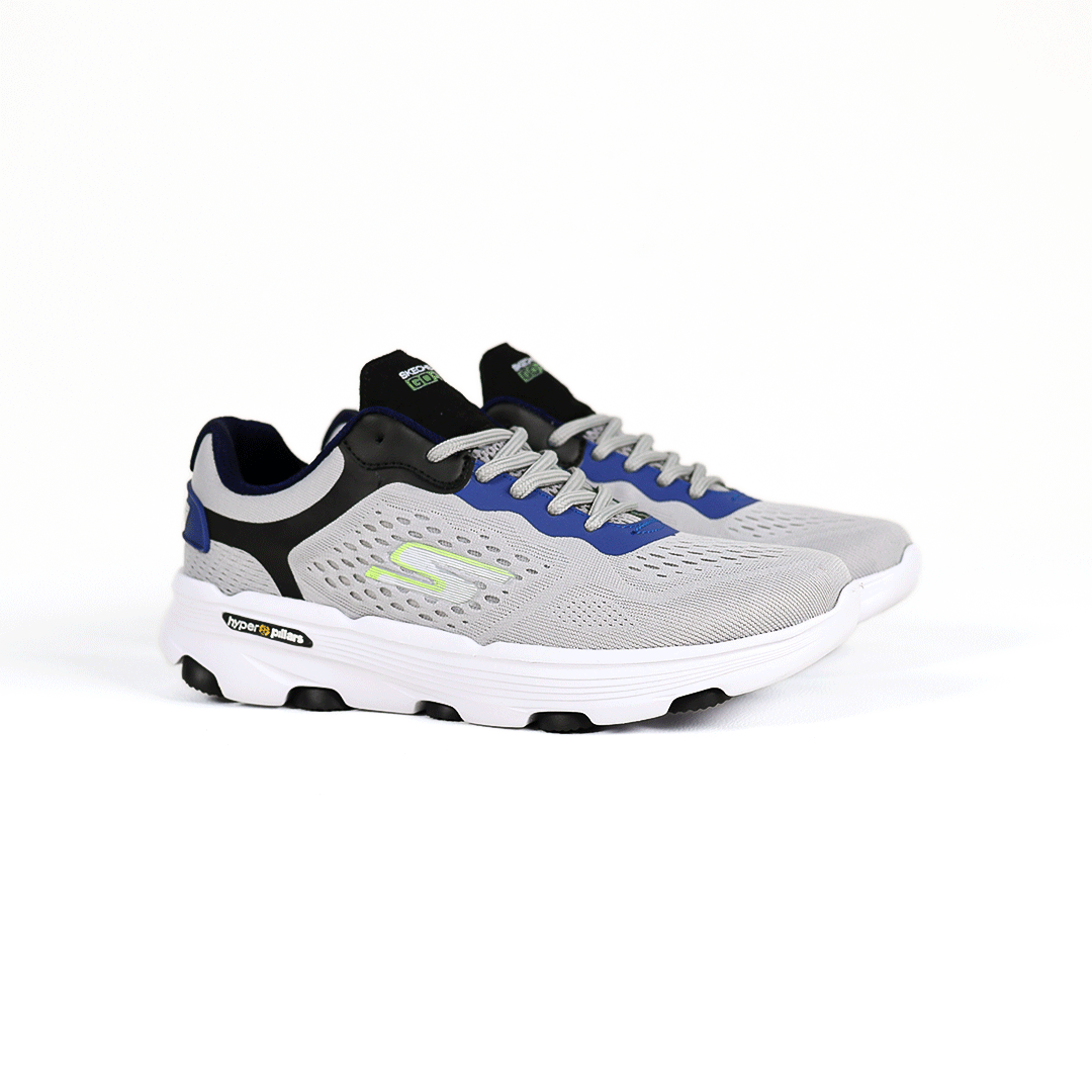  کتونی رانینگ عمده مدل اسکیچرز رنگ طوسی روشن مردانه 