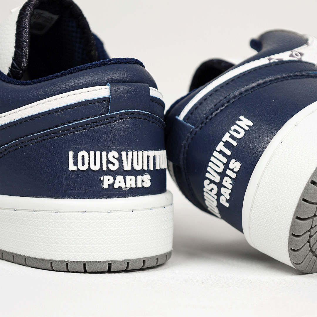  کتونی عمده نایک جردن لویی ویتون طوسی سورمه‌ای 