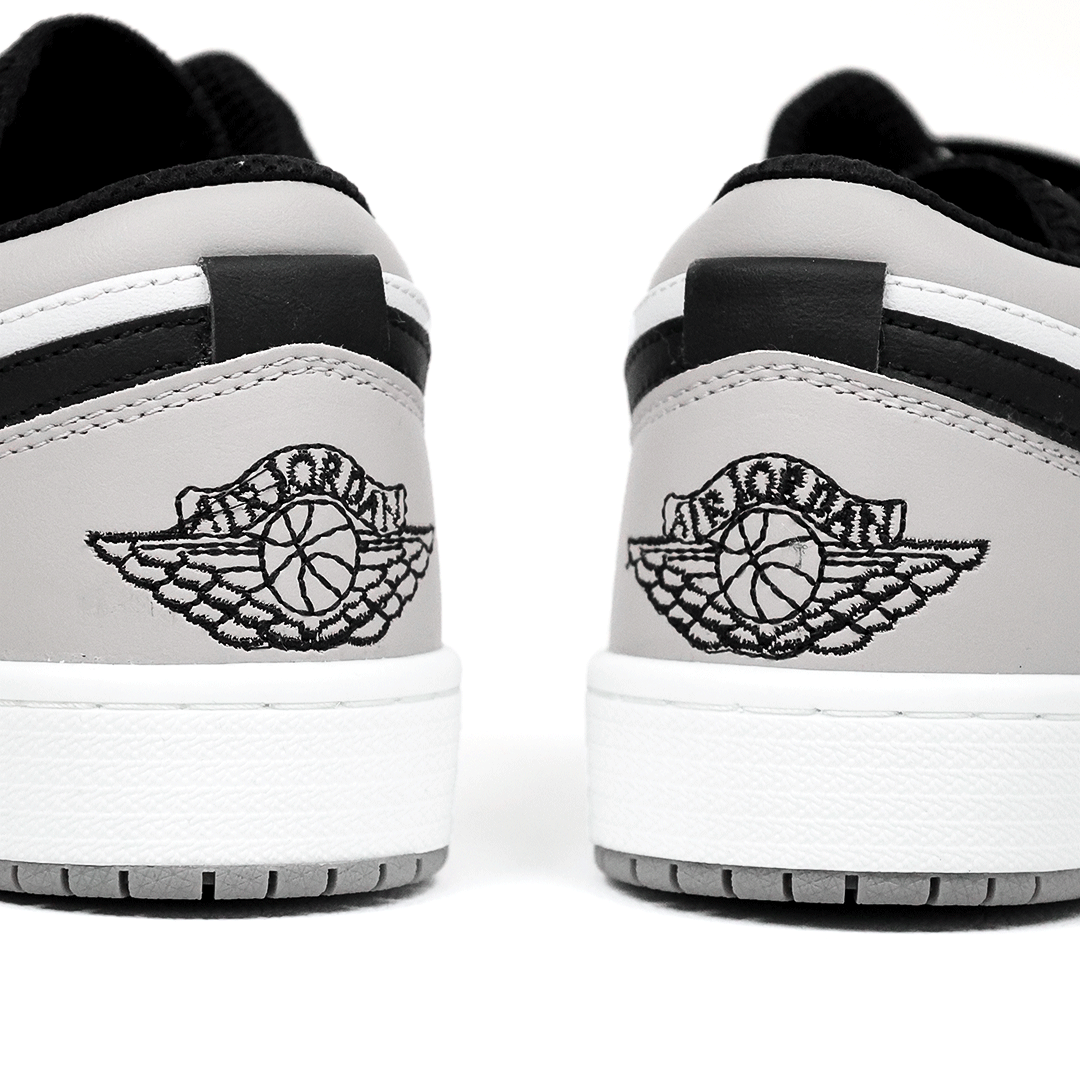  کتونی عمده نایک جردن وان مشکی طوسی nike jordan one 