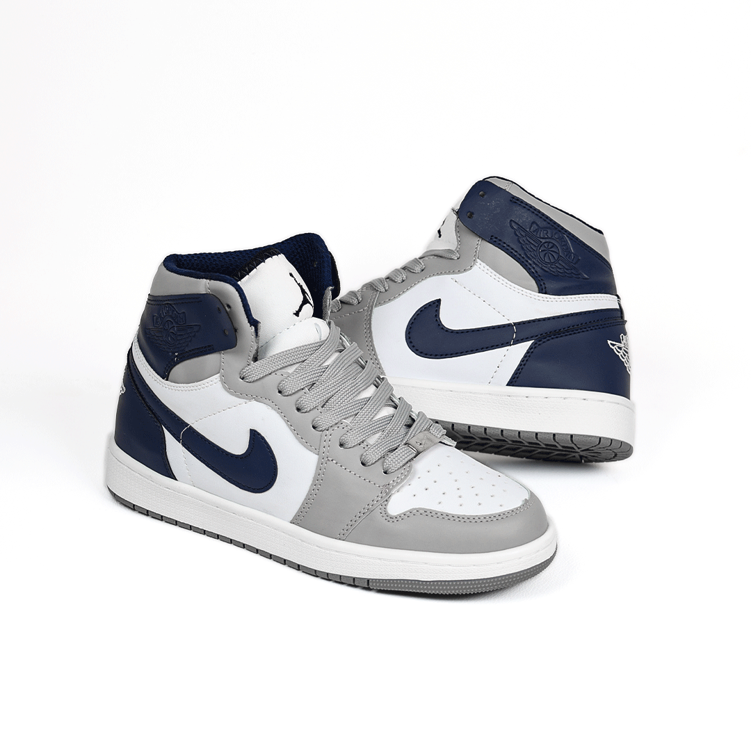 کتونی عمده نایک Nike مدل جردن وان ساقدار Jordan طوسی سورمهای مردانه گروه تولید صفری