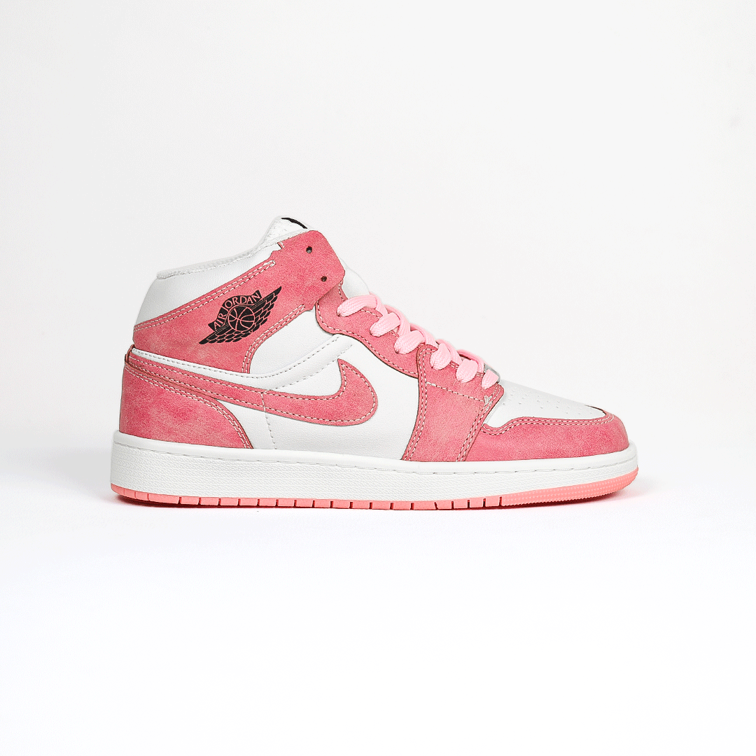 کتونی عمده نایک Nike مدل جردن وان ساقدار Jordan سفید صورتی زنانه گروه تولید صفری