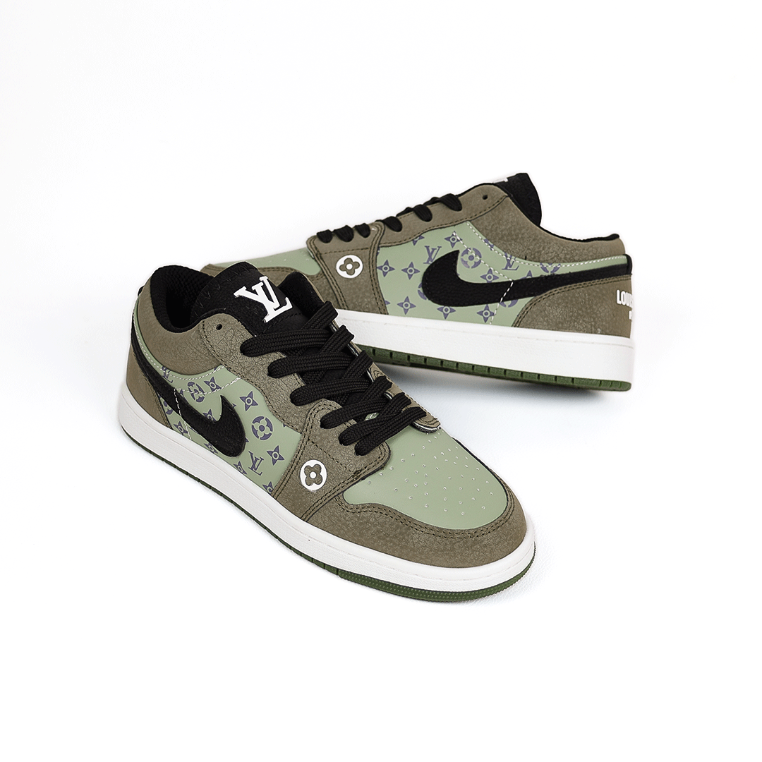  کتونی عمده نایک جردن لویی ویتون سبز 