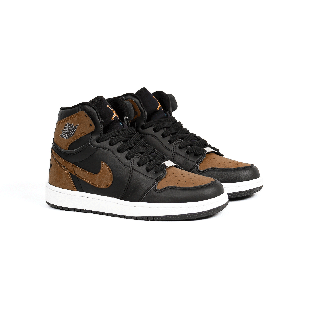 کتونی عمده نایک Nike مدل جردن وان ساقدار Jordan مشکی قهوهای مردانه گروه تولید صفری