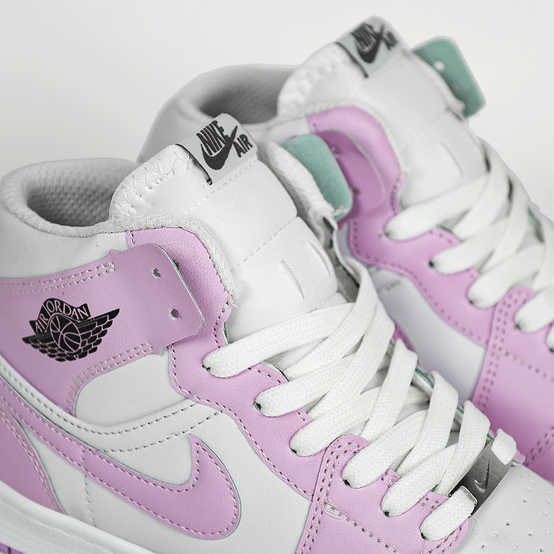 کتونی عمده نایک Nike مدل جردن وان ساقدار Jordan سفید صورتی زنانه گروه تولید صفری