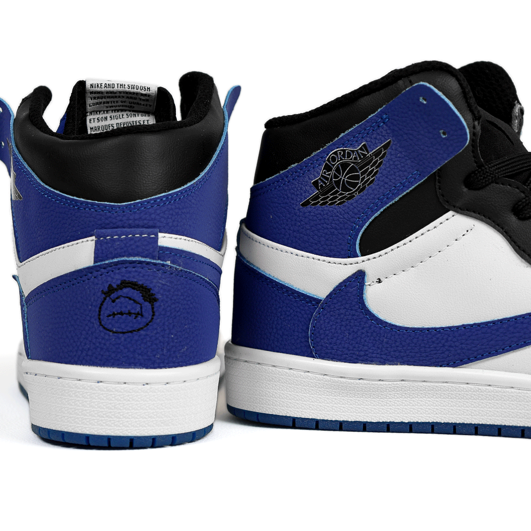  کتونی عمده نایکی Nike مدل جردن تراویس اسکات ساقدار Jordan مردانه و زنانه مشکی سورمه‌ای کد 806 گروه تولید صفری 