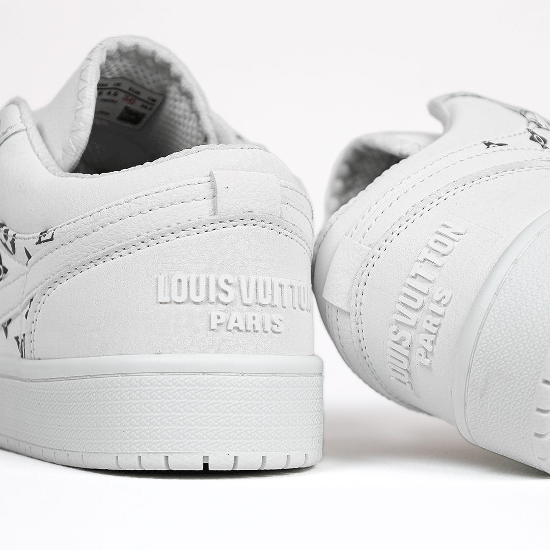  کتونی عمده نایک جردن لویی ویتون سفید 