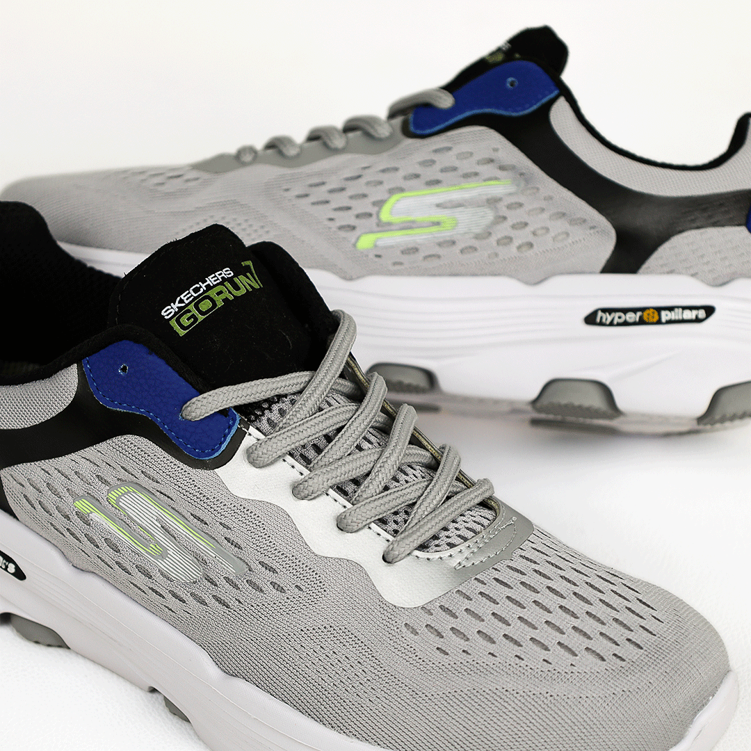  کتونی رانینگ عمده مدل اسکیچرز Skechers رنگ طوسی روشن مردانه گروه تولید صفری 