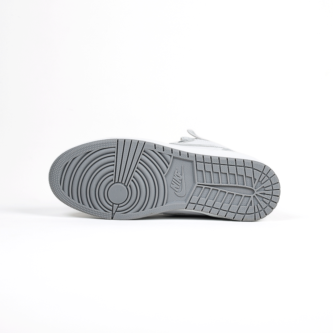  کتونی عمده نایک Nike مدل جردن وان ساقدار Jordan سفید طوسی مردانه گروه تولید صفری 