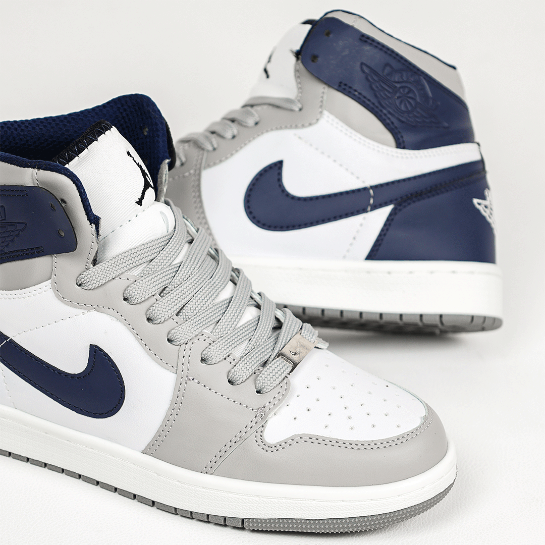 کتونی عمده نایک Nike مدل جردن وان ساقدار Jordan طوسی سورمهای مردانه گروه تولید صفری