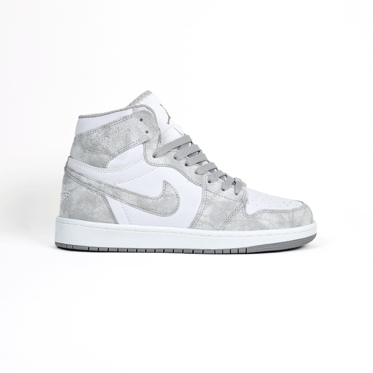 کتونی عمده نایک Nike مدل جردن وان ساقدار Jordan سفید طوسی مردانه گروه تولید صفری