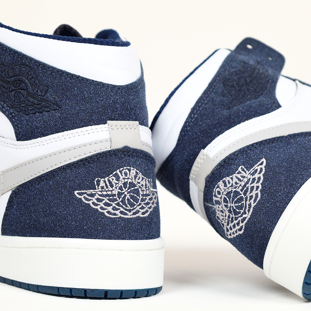  کتونی عمده نایک Nike مدل جردن وان ساقدار Jordan سفید سورمه‌ای مردانه گروه تولید صفری 