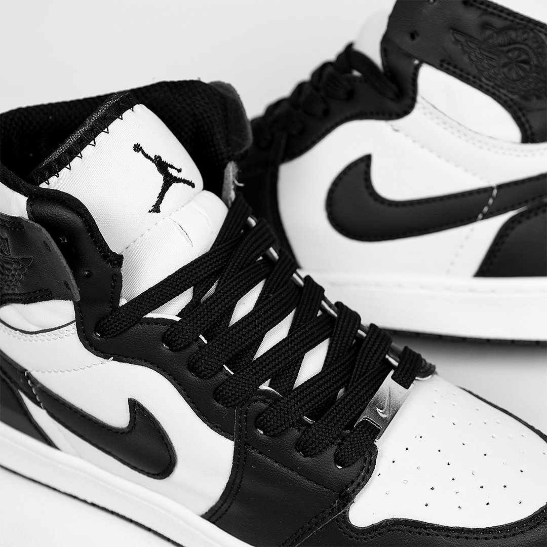  کتونی عمده نایک Nike مدل جردن وان ساقدار Jordan مشکی سفید مردانه گروه تولید صفری 