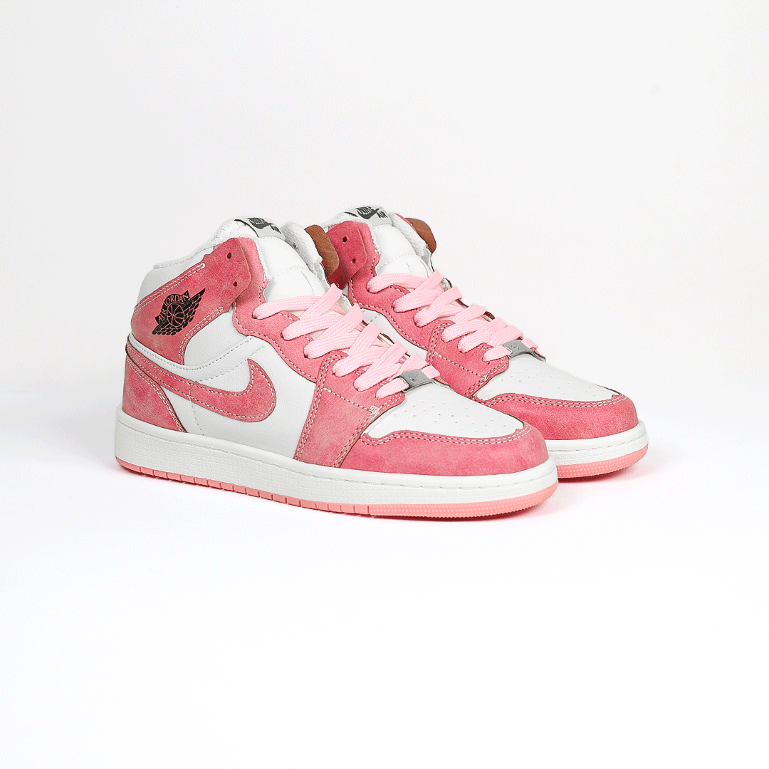 کتونی عمده نایک Nike مدل جردن وان ساقدار Jordan سفید صورتی زنانه گروه تولید صفری