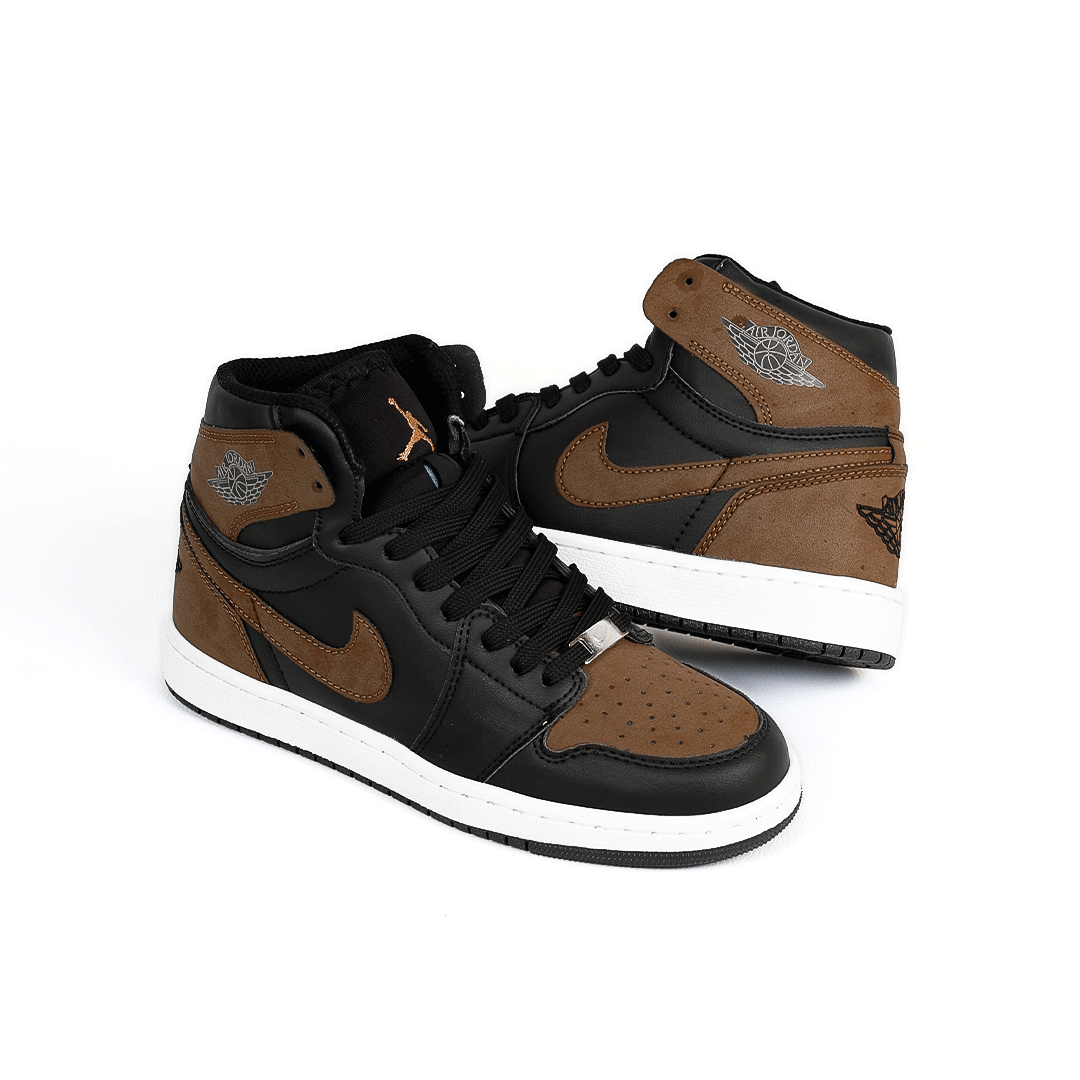 کتونی عمده نایک Nike مدل جردن وان ساقدار Jordan مشکی قهوهای مردانه گروه تولید صفری